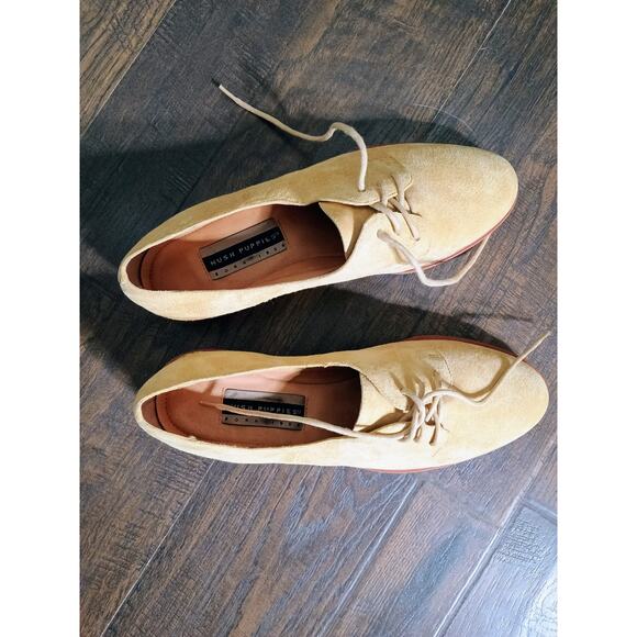 Suede Derby Shoes Hush puppies Women's 7.5 - Picture 1 of 4